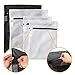 Delicates Laundry Bags - Set of 4 High Quality Mesh Wash Bags for Lingerie and Laundry, 2 Large and 2 Small, Black and White.