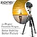 ZOMEI Tripod,Camera Tripod,Lightweight Camera Travel Z818 Tripod Aluminium Alloy Monopod with 360 Panorama Ball Head Quick Release Plate Ball for DSLR Canon Sony Nikon Cameras(Gold)