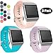 Wepro Fitbit Ionic Band, Watch Replacement Sport Strap for Fitbit Ionic Smartwatch, Small, Blush Pink, Lavender, Teal