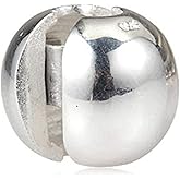 Clip Charm 925 Sterling Silver Lock Stopper Spacer Birthday Charm for DIY Bracelet