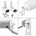 Phenas 2 Pack 36W LED Work Bar Lights, Spot Flood Combo Beam Driving Jeep Off Road Lamps Bar, IP67 Waterproof, 2 Years Warranty - White