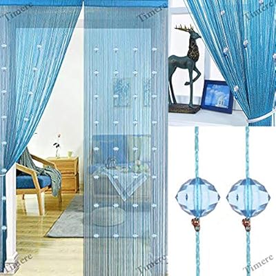 Crystal Beads String Tassel Curtain Partition Door Curtain