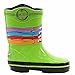 Nickelodeon Boy's Ninja Turtles Rain Boot-K, Green, 7/8 M US Toddler
