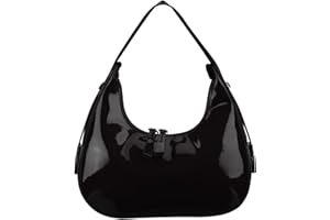 libfrnt Large Crescent Shoulder Bags for Women Retro Y2k Shoulder Purse PU Leather Underarm Bags Trendy Hobo Clutch Handbags