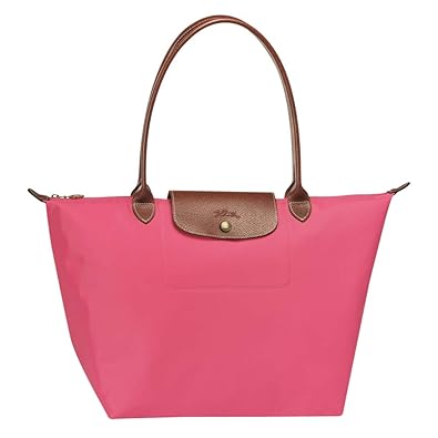 Amazoncom Longchamp Womens Le Pliage Bright Pink Medium