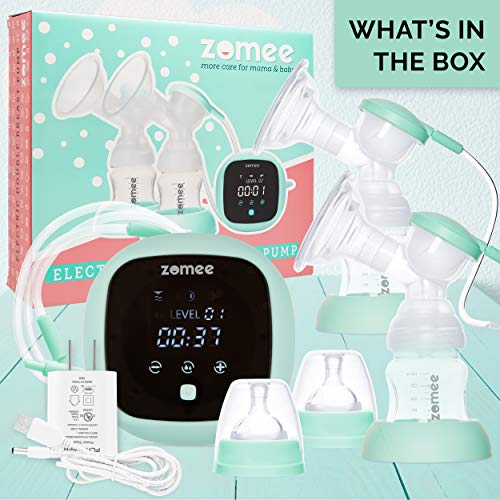 image for Double Electric Breast Pump - Milk Flow Stimulating Massage with 9 Exp