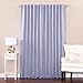 Best Home Fashion Thermal Insulated Blackout Curtains - Back Tab/ Rod Pocket - Grey - 52