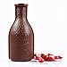 T&R sports Billiard Plastic Brown Kelly Pool Shaker Bottle with 16 Numbered Marbles Tally Peas / Balls