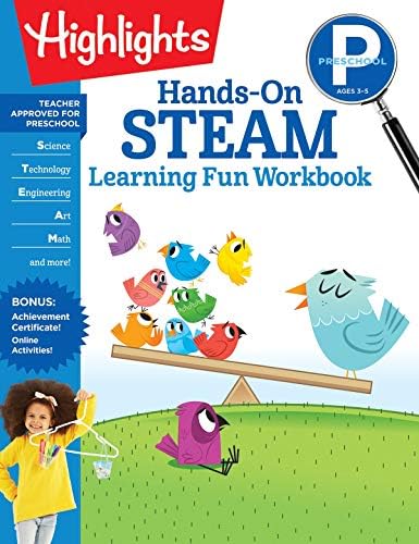 Preschool Hands-On STEAM Learning Fun Workbook (Highlights Learning Fun Workbooks)