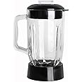 Anbige Replacement Parts 5-Cups Glass Jar with blade and collar,Compatible with Black&Decker Blender BL1110BG/ BL1120BG/ BL1130SG/ BL1220GG/ BL1210RG/ BL1230SG/ BL1820SGM
