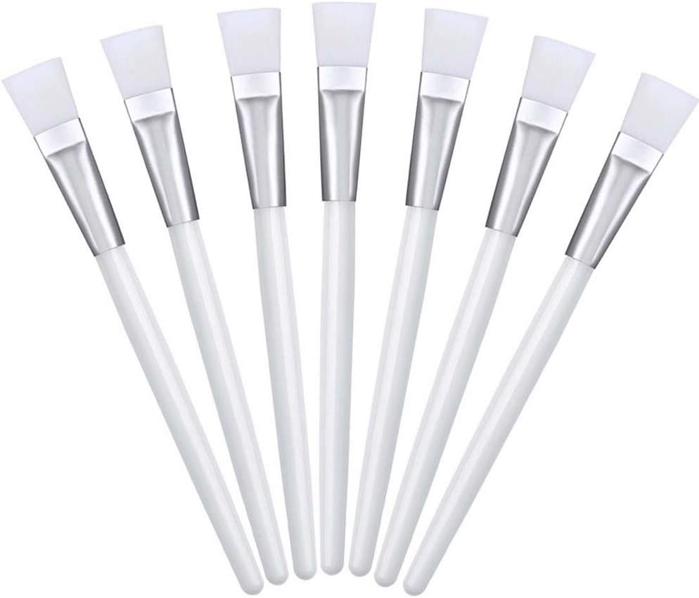 Nuoshen 24 Pcs Facial Mask Brushes for Cosmetic Makeup Soft Silicone Face Mud Mask Applicator Brushes Mask Beauty Tool for Applying Facial Mud Mask Body Lotion Or Mixed Mask