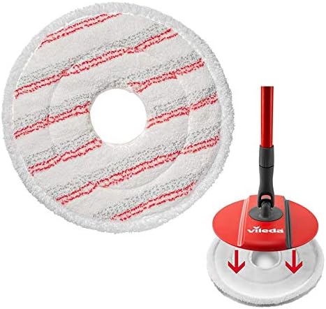 Vileda Spin and Clean Mop Refill, White, 1 Count (Pack of 1) - Image 3