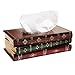 Ogrmar Crafted Retro Wooden Rectangular Paper Cover Case Tissue Box Dispenser Napkin Holder Home Decor (Retro Wooden)