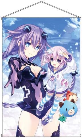 Amazon ネプテューヌ ネプテューヌ記念イラスト Hdタペストリー 約縦72 8cm 横51 5cm アニメ 萌えグッズ 通販