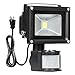 T-SUN Motion Sensor Flood Lights, 10W Outdoor LED Flood Lights, Adjustable Lighting Duration and Sensitivity Waterproof Lights for Outdoor and Indoor