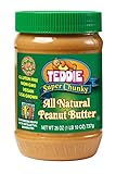 Teddie All Natural Peanut Butter, Super Chunky, 26-Ounce Jar (Pack of 3)