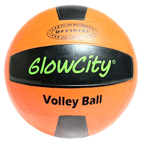GlowCity GlowinTheDark LightUp Volleyball Official Size and