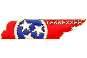 KILIPOL State Shaped Map Lapel Metal Pin Enamel Brooch Keepsake Beautifully Designed for Backpack Hat