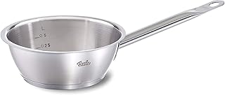 Fissler original-profi collection / Edelstahl-Sauteuse (Ø 20 cm), mit Schüttrand, Mess-Skala, spülmaschinen-und backofen-geeignet, alle Herdarten - auch Induktion