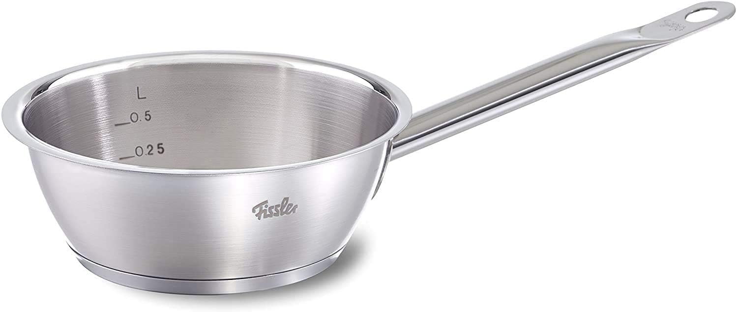 Fissler original-profi collection / Edelstahl-Sauteuse (Ø 20 cm), mit Schüttrand, Mess-Skala, spülmaschinen-und backofen-geeignet, alle Herdarten - auch Induktion