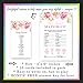 Cottage Floral Baby Shower Game - Animal Matching Guessing Activity - Fun Game for All Occasions - Rustic Pink Theme - 25 Pack, 4x6