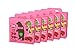 BEAR - Fruit Rolls - Raspberry - PINK, 0.7 Ounce (Pack of 30) (TRTAZ11A)