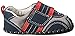 pediped Originals Adrian Sneaker (Infant),Navy/Grey/Red,Medium (12-18 Months)