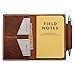 Leather Journal Cover for Filed Notes, Moleskine Cahier 3.5” x 5.5”, Pocket Notebook Cover with Pen Holder & Card Slots, Hand Sewn, Honey Brown