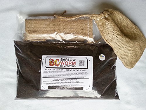 WORM CASTING TEA BAG KIT, brews up to 30 gallons of 