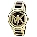 Michael Kors MK5788 Women's Runway Tortoise Acetate and Gold-Tone Stainless Steel Bracelet Watch
