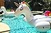 Party With Pride Giant Inflatable Unicorn with Cup Holders, Legs and Rainbow Colors / Customizable with Included Tattoos