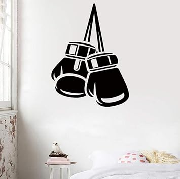 Pegatinas de pared Fitness boxing glove mural Wallpaper para Boys ...