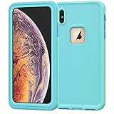 iPhone Xs Max Waterproof Case Support Wireless Charging iPhone Xs Max Waterproof Shockproof Dirt-Proof Full-Body Rugged Cover with Built-in Screen Protector for Apple iPhone Xs Max 6.5 inch