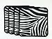 DIVA Coasters Set of 4 Zebra Print Coaster - Black and White