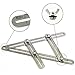 Angle Template Tool ruler RE2LS - stainless steel Truly Branded Angle measurement ultra nook, Anti scratching Finger Nuts with Innovative Graphite Nylon Gasket, Metal Multi-Angle Measuring Ruler