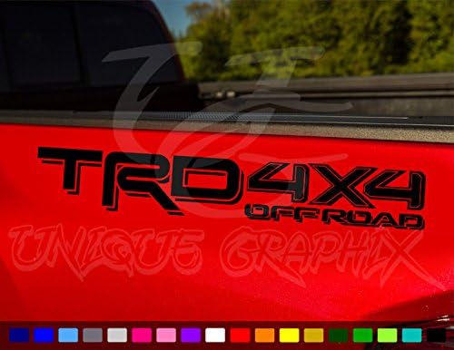 Toyota TRD 4x4 Offroad Decals (Black)
