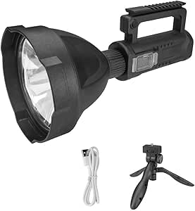 TORENG Linterna LED multifuncional, luz fuerte de mano y lámpara de