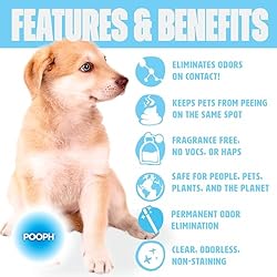 Pooph Pet Odor Eliminator, 32oz Spray - Dismantles