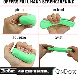 Cando TheraPutty 4 oz Green Medium Therapy Putty for Hand Rehabilitation view 3
