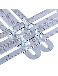 Ángulo Herramienta De Medición por DBD, Universal angularizer regla, la disposición herramienta de plantilla para manitas, constructores, artesanos de medición, bricolaje