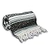 YogaAccessories Traditional Mexican Yoga Blanket - Gray