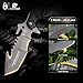 HX OUTDOORS fixed blade knives with molle sheath,full tang Tanto companion knife (D-173)