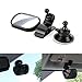 Baby Car Mirror - Rear View Baby Car Back Seat Mirror - Wide Convex Shatterproof Glass - Suction Cup on Windshield / Clip on Car Sun Visor
