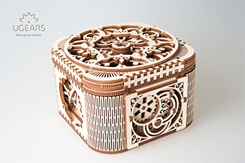 UGEARS 70031Â Treasure Box 3D Wooden Kit Without Glue