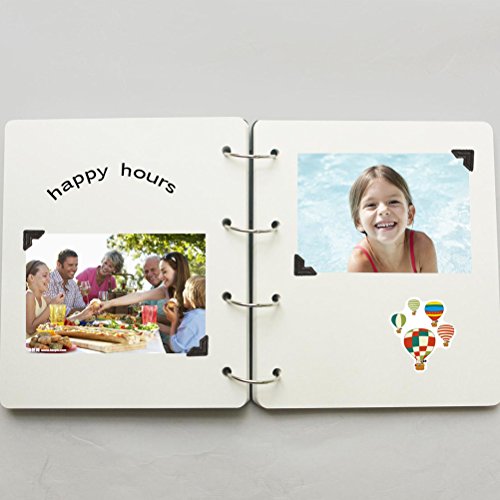 120 Pcs/5 Sheet Self Adhesive Paper Compatible Photo Foto Corner Stickers For Scrapbooking Personal Journal & Diary