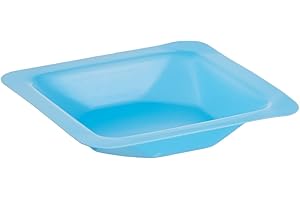 Heathrow Scientific HS120222 Weigh Boat, Anti-Static, Square, Small, Blue (Pack of 500)