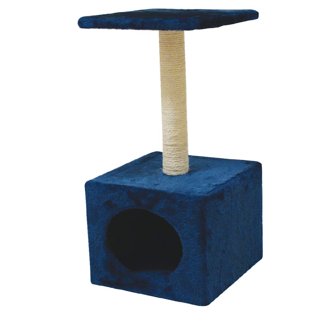 Croci Hamburg C6020600 Cat Scratching Post 30 x 30 x 60 cm Blue