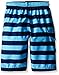 Kanu Surf Big Boys' Troy Quick Dry Beach Swim Trunk, Navy/Blue, Large (14/16)