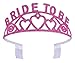Forum Novelties Pink Glitter Bride to Be Tiara Bachelorette Party
