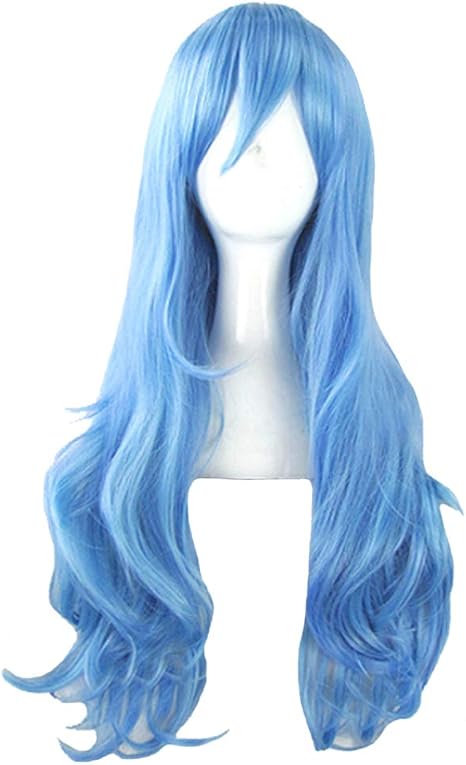 Amazon Co Jp ウィッグ ロングロール高温シルクウィッグ天然女性ファッションパーソナリティハロウィンボールロール プレイングマジックコスプレ デートコンバット 4糸 70cmカーリークリスタルウォーターブルー ホーム キッチン Amazon Co Jp ウィッグ ロングロール高温シルクウィッグ天然女性ファッションパーソナリティハロウィンボールロール プレイングマジックコスプレ デートコンバット 4糸 70cmカーリークリスタルウォーターブルー ホーム キッチン